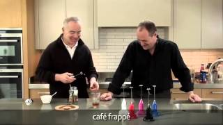 How to make a frappé coffee using an aerolatte milk frother [upl. by Celeste]