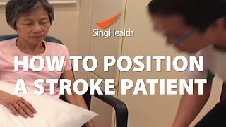 How To Position A Stroke Patient [upl. by Helve438]