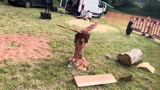 A fabulous range of wooden sculpture at Caerleon festival 2024 [upl. by Raphael]