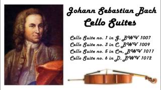 Johann Sebastian Bach  Cello suites in 432 Hz great for reading or studying [upl. by Ateval]