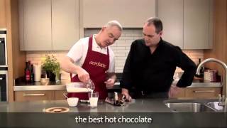 How to make a hot chocolate using an aerolatte milk frother [upl. by Suicul318]