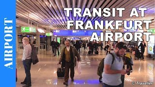 TRANSIT WALK AT FRANKFURT Airport FRA Terminal 1  Connection Flight Transfer Arriving amp Departing [upl. by Filberto]