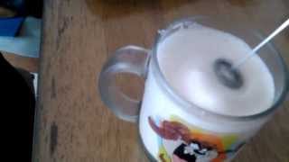 Aerolatte Review Frothing Cold Milk In Under 1 Minute [upl. by Niknar]